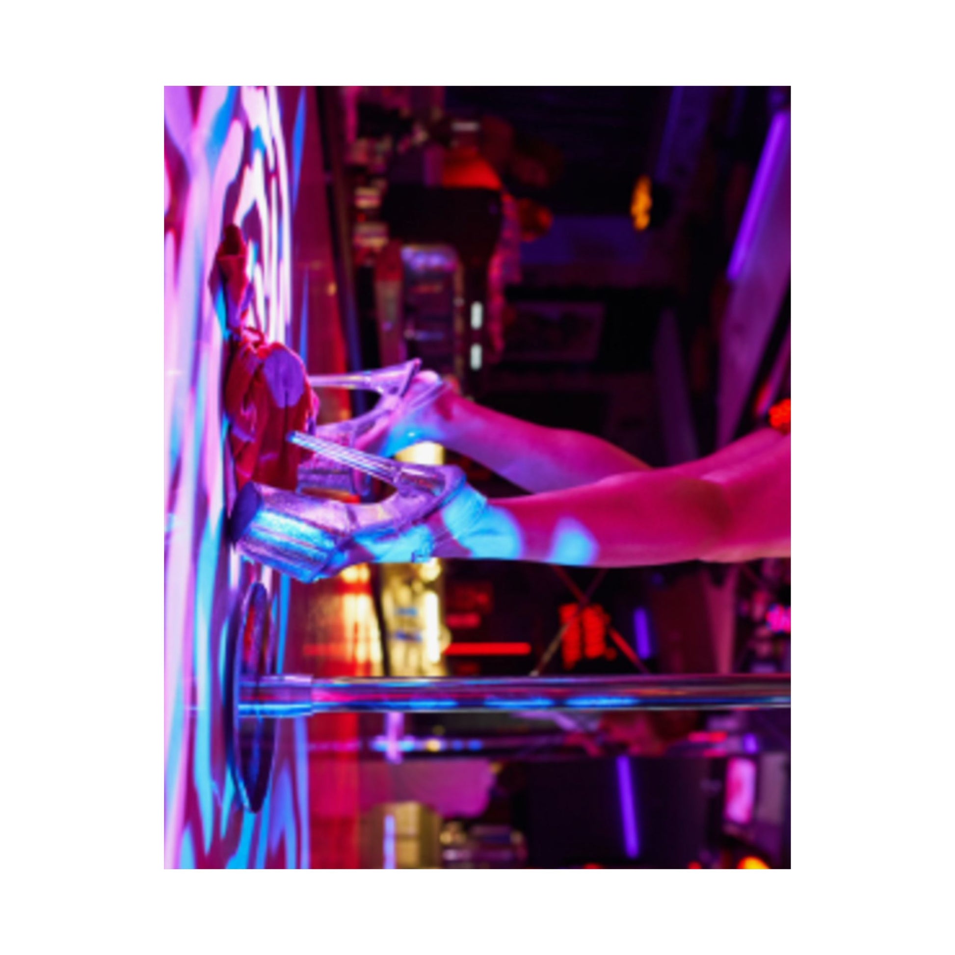 Club dancer Vertical Posters, Wall Art Decor, Party Room, Nightclub Vibes, Funky Home Decor, Unique Gift