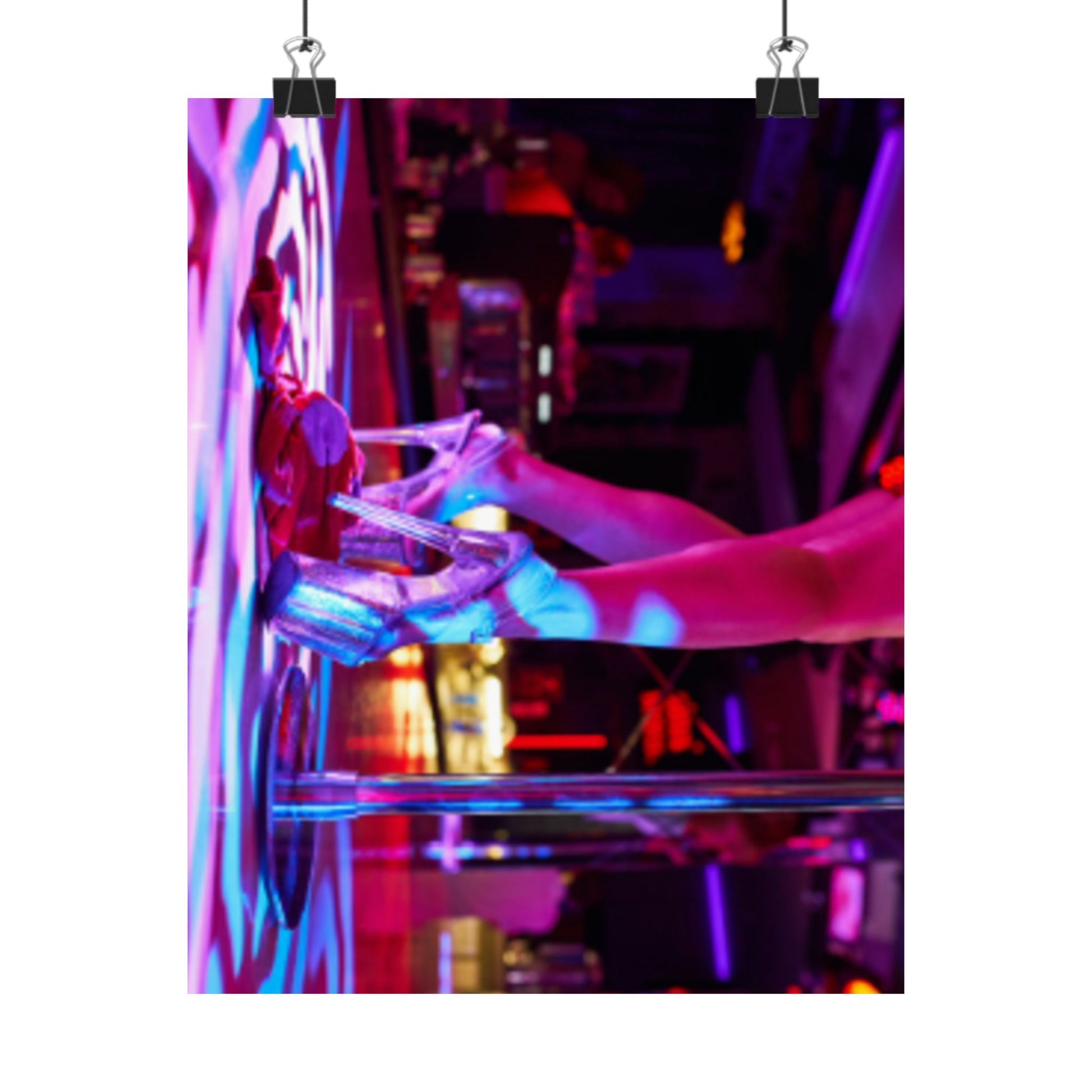 Club dancer Vertical Posters, Wall Art Decor, Party Room, Nightclub Vibes, Funky Home Decor, Unique Gift