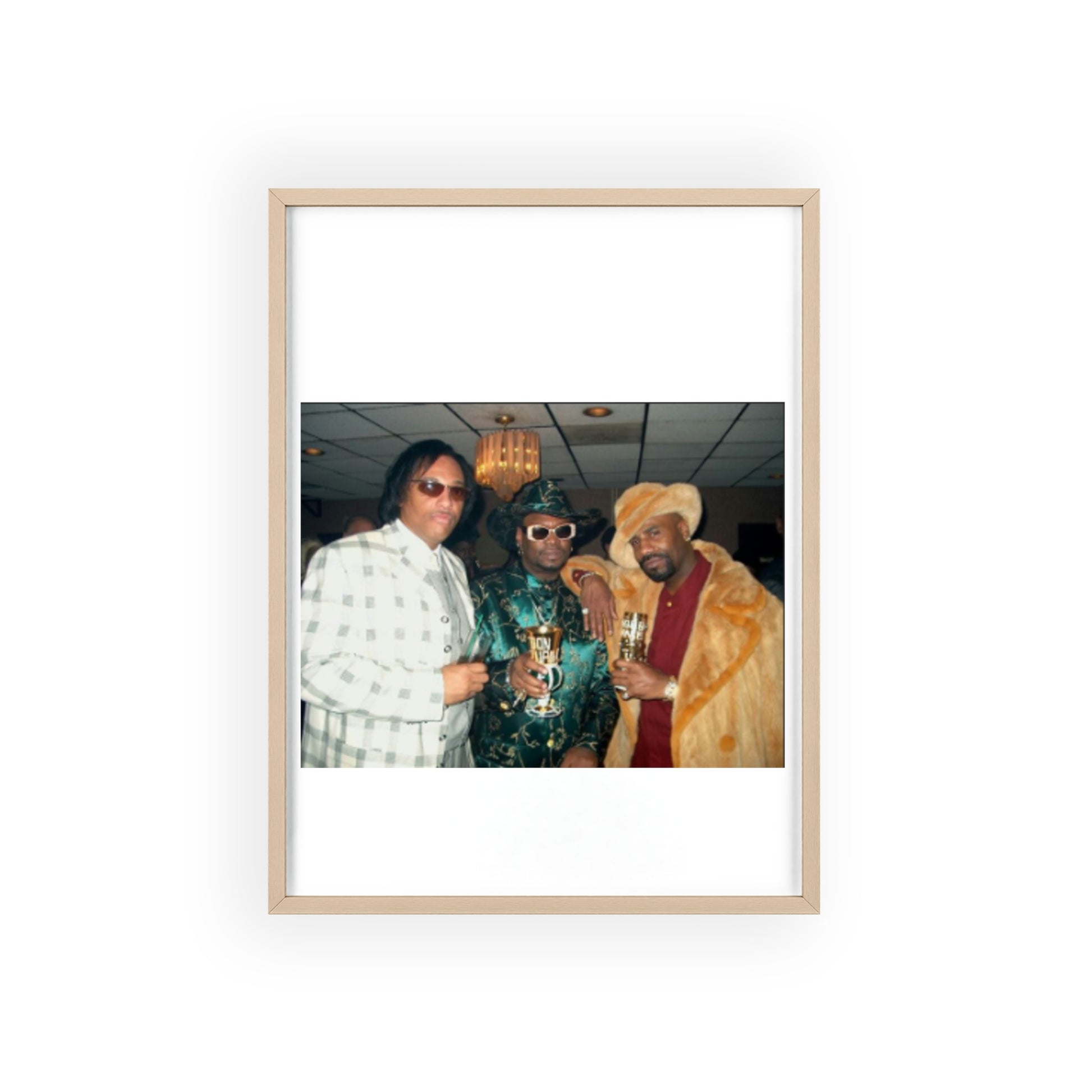 Pimping Player Ball Framed Poster, Vintage Wall Art, Home Decor, Gift for Him, Funky Art, Nostalgic Print
