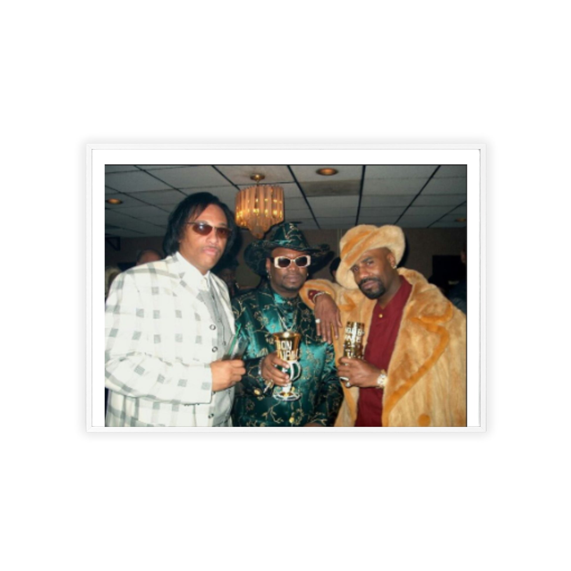 Pimping Player Ball Framed Poster, Vintage Wall Art, Home Decor, Gift for Him, Funky Art, Nostalgic Print
