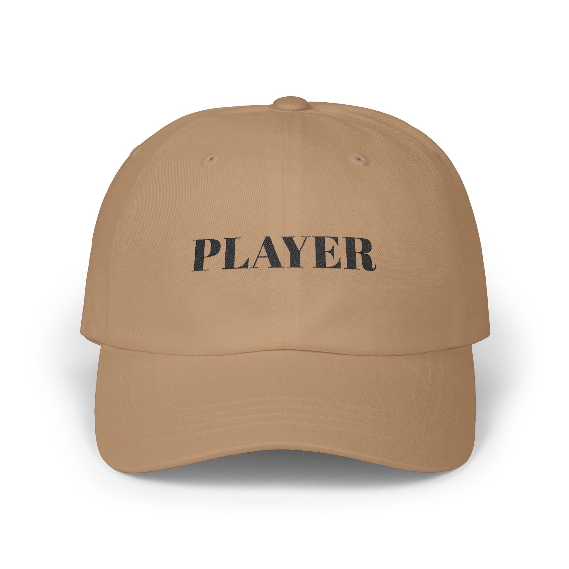 Player Classic Dad Cap - Stylish Baseball Hat for Casual Outings, Gifts for Dads, Trendy Accessories, Summer Caps, Outdoor Fun