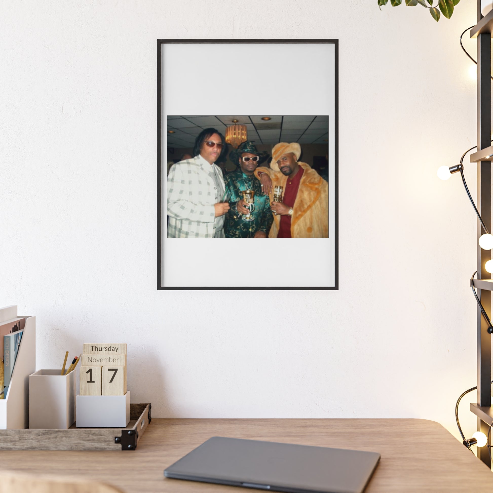 Pimping Player Ball Framed Poster, Vintage Wall Art, Home Decor, Gift for Him, Funky Art, Nostalgic Print