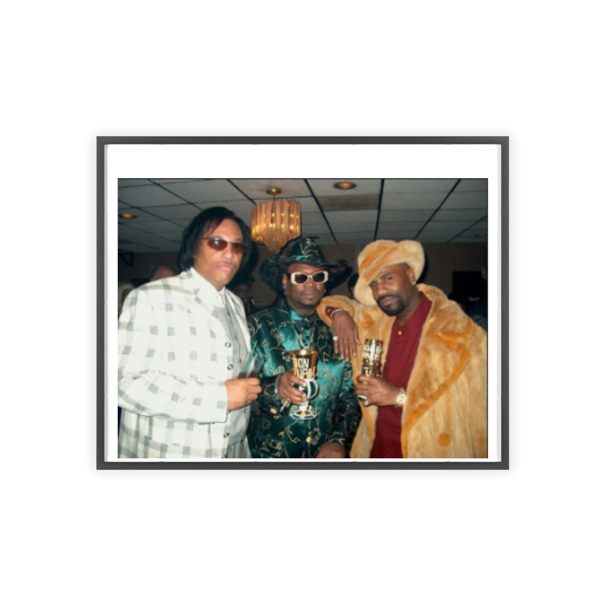 Pimping Player Ball Framed Poster, Vintage Wall Art, Home Decor, Gift for Him, Funky Art, Nostalgic Print