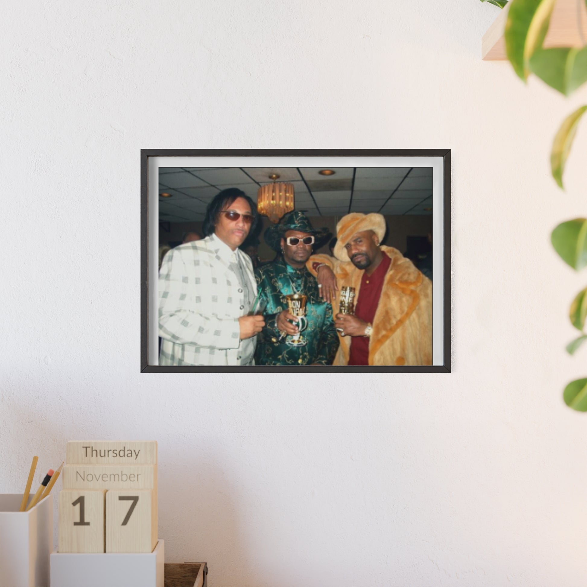 Pimping Player Ball Framed Poster, Vintage Wall Art, Home Decor, Gift for Him, Funky Art, Nostalgic Print