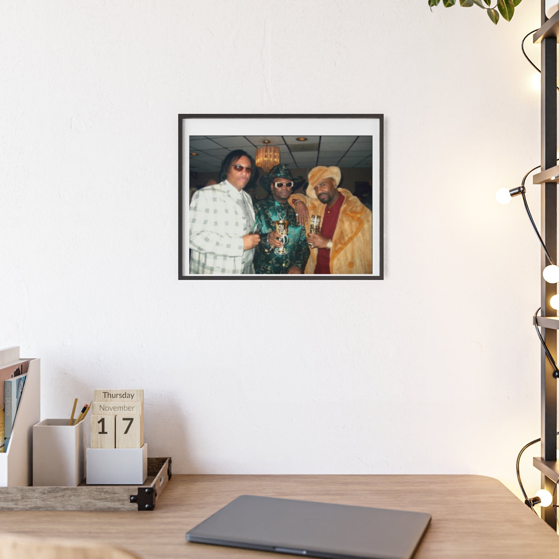 Pimping Player Ball Framed Poster, Vintage Wall Art, Home Decor, Gift for Him, Funky Art, Nostalgic Print