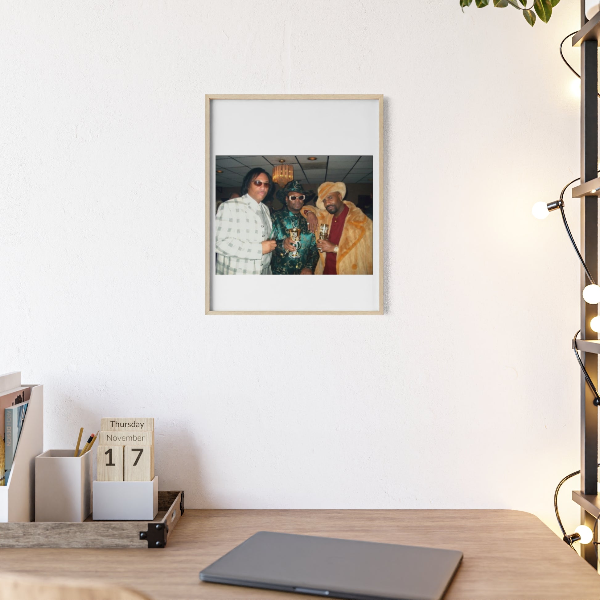 Pimping Player Ball Framed Poster, Vintage Wall Art, Home Decor, Gift for Him, Funky Art, Nostalgic Print