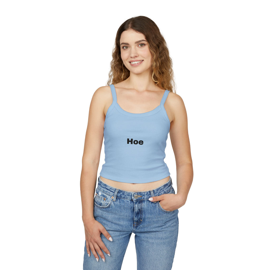 Playful Hoe Women's Spaghetti Strap Tank Top, Casual Summer Wear, Graphic Tee
