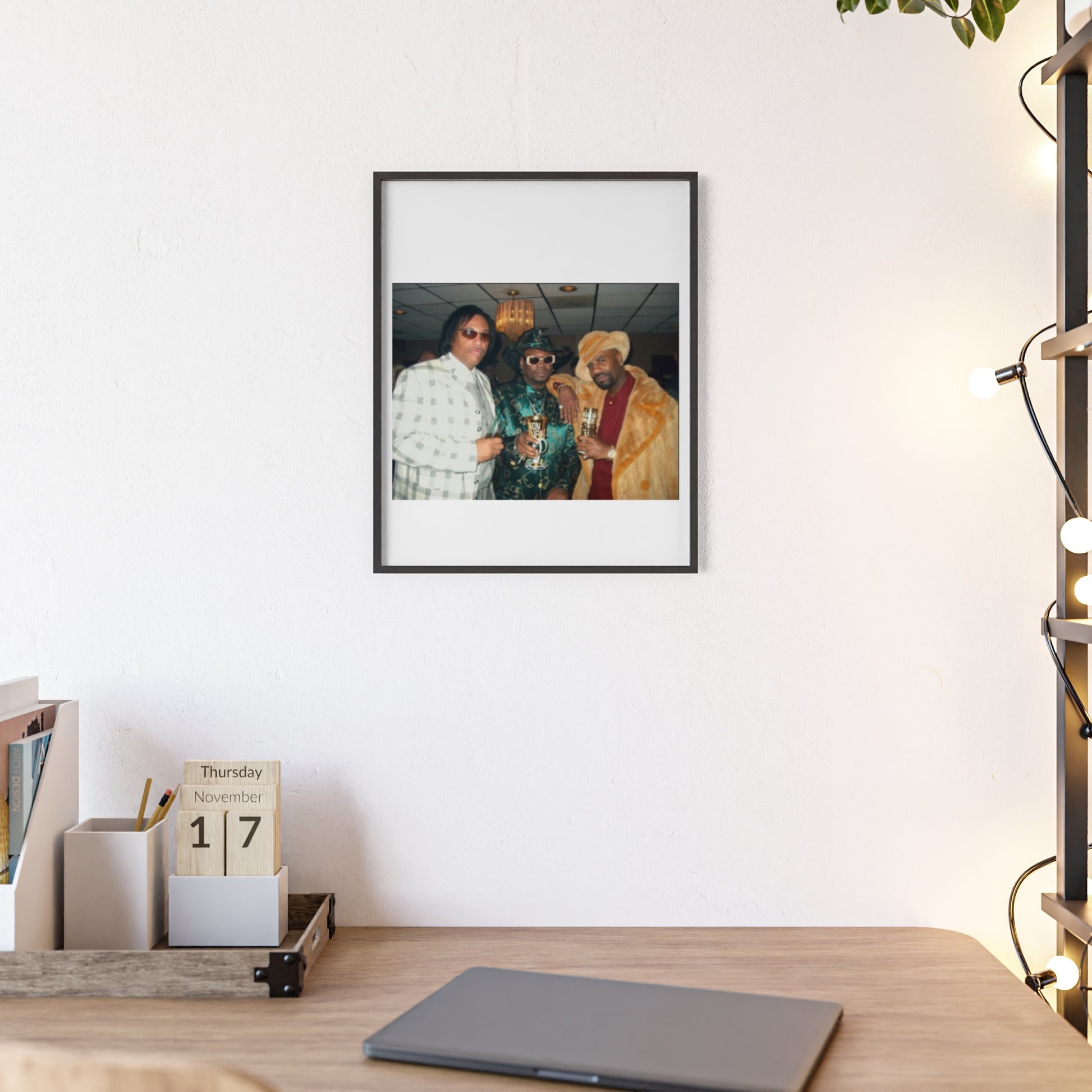 Pimping Player Ball Framed Poster, Vintage Wall Art, Home Decor, Gift for Him, Funky Art, Nostalgic Print