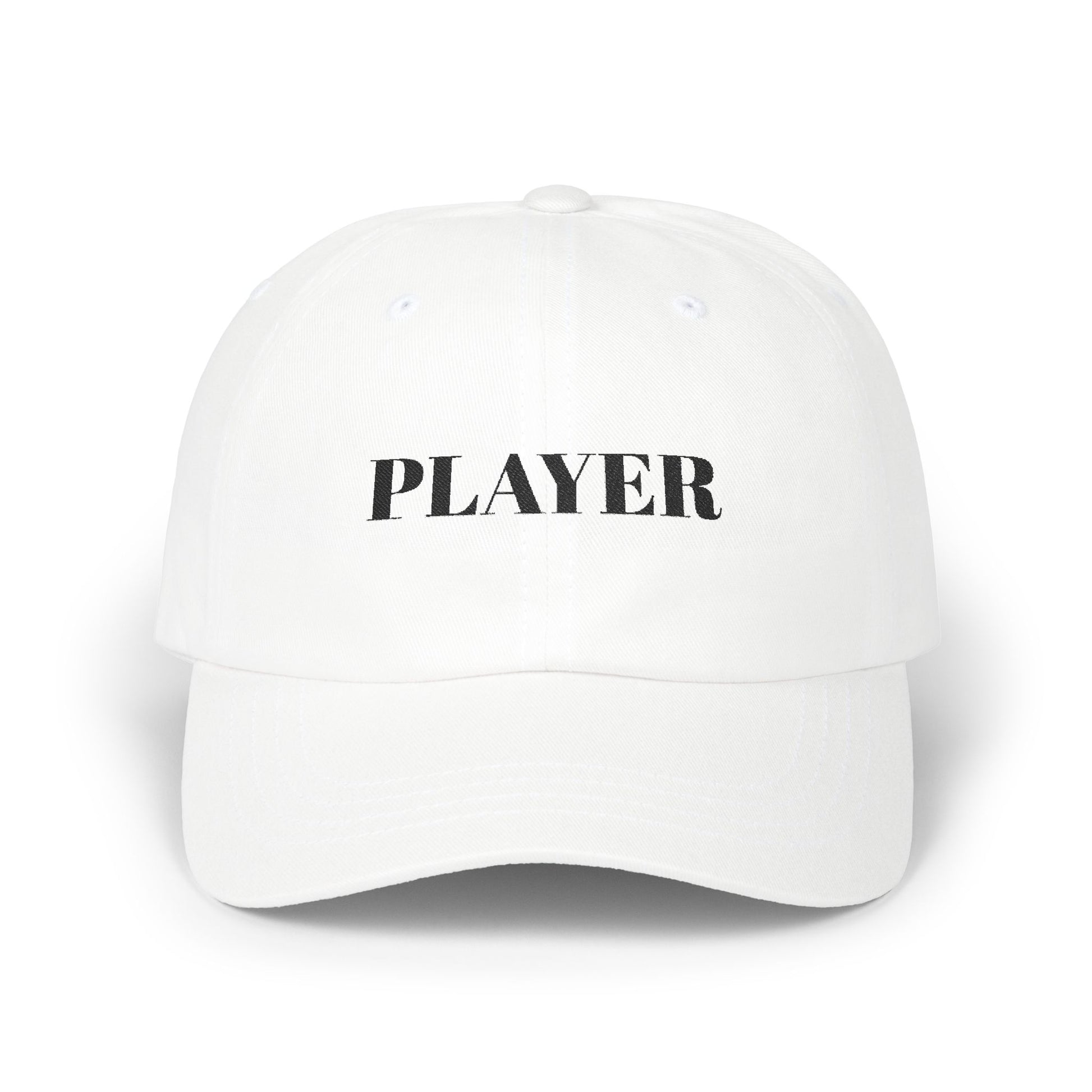 Player Classic Dad Cap - Stylish Baseball Hat for Casual Outings, Gifts for Dads, Trendy Accessories, Summer Caps, Outdoor Fun