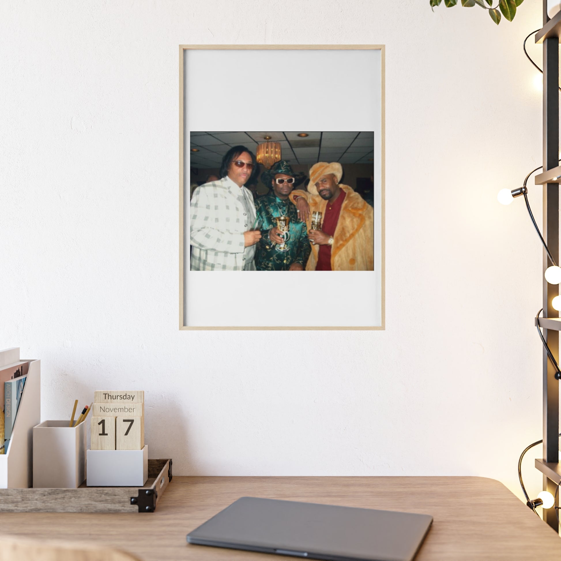 Pimping Player Ball Framed Poster, Vintage Wall Art, Home Decor, Gift for Him, Funky Art, Nostalgic Print