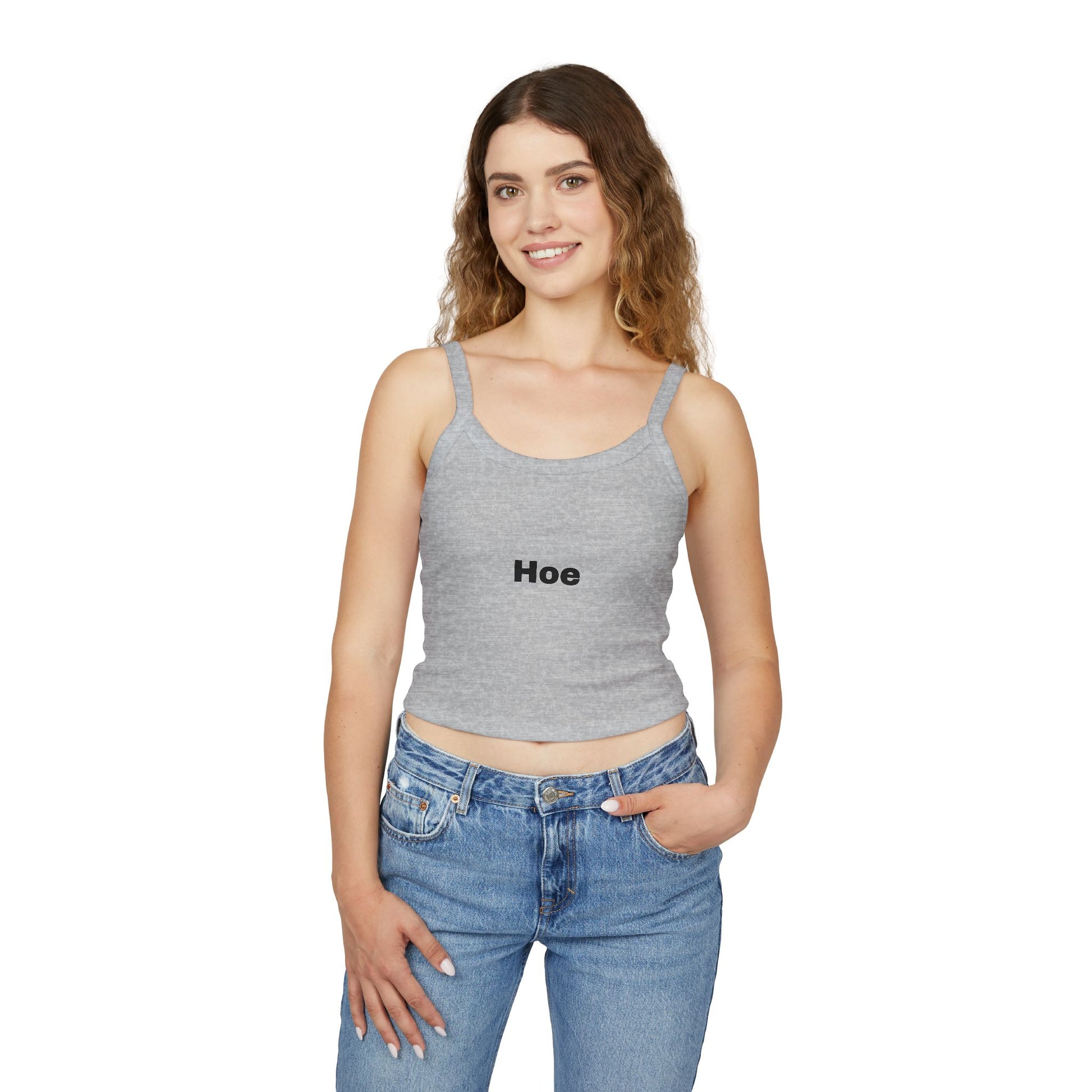 Playful Hoe Women's Spaghetti Strap Tank Top, Casual Summer Wear, Graphic Tee