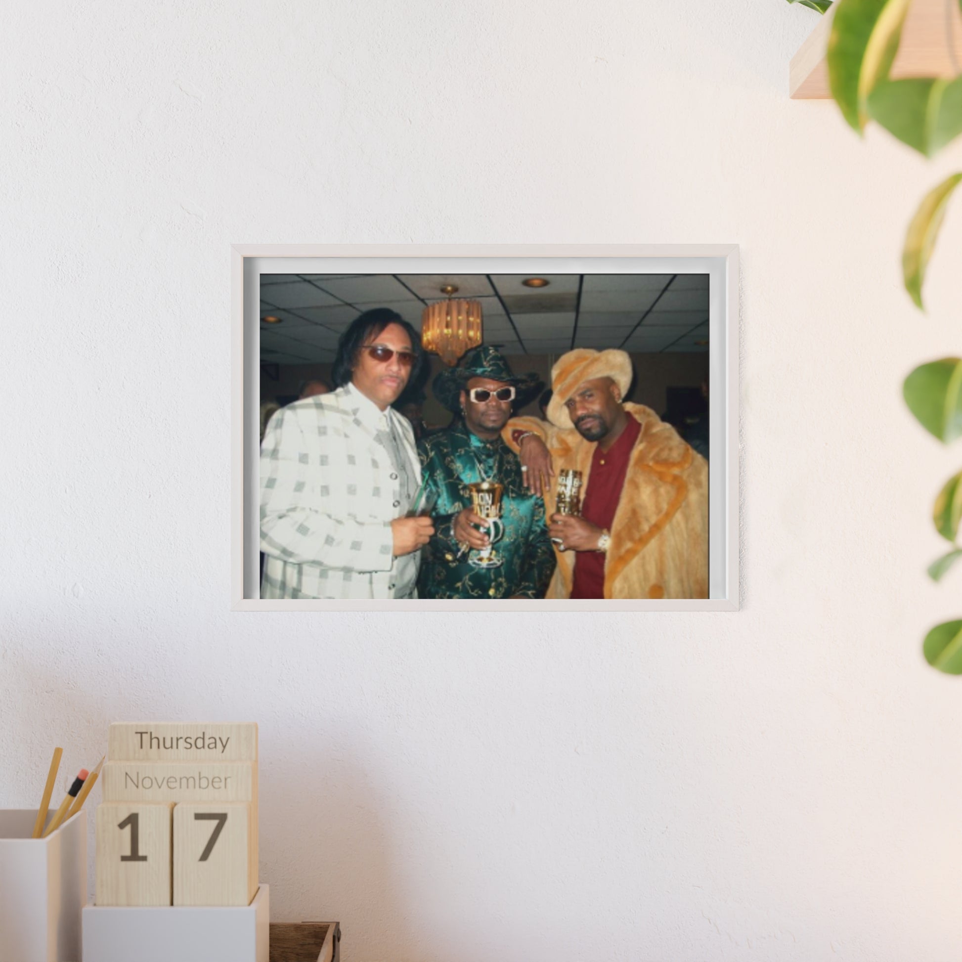 Pimping Player Ball Framed Poster, Vintage Wall Art, Home Decor, Gift for Him, Funky Art, Nostalgic Print