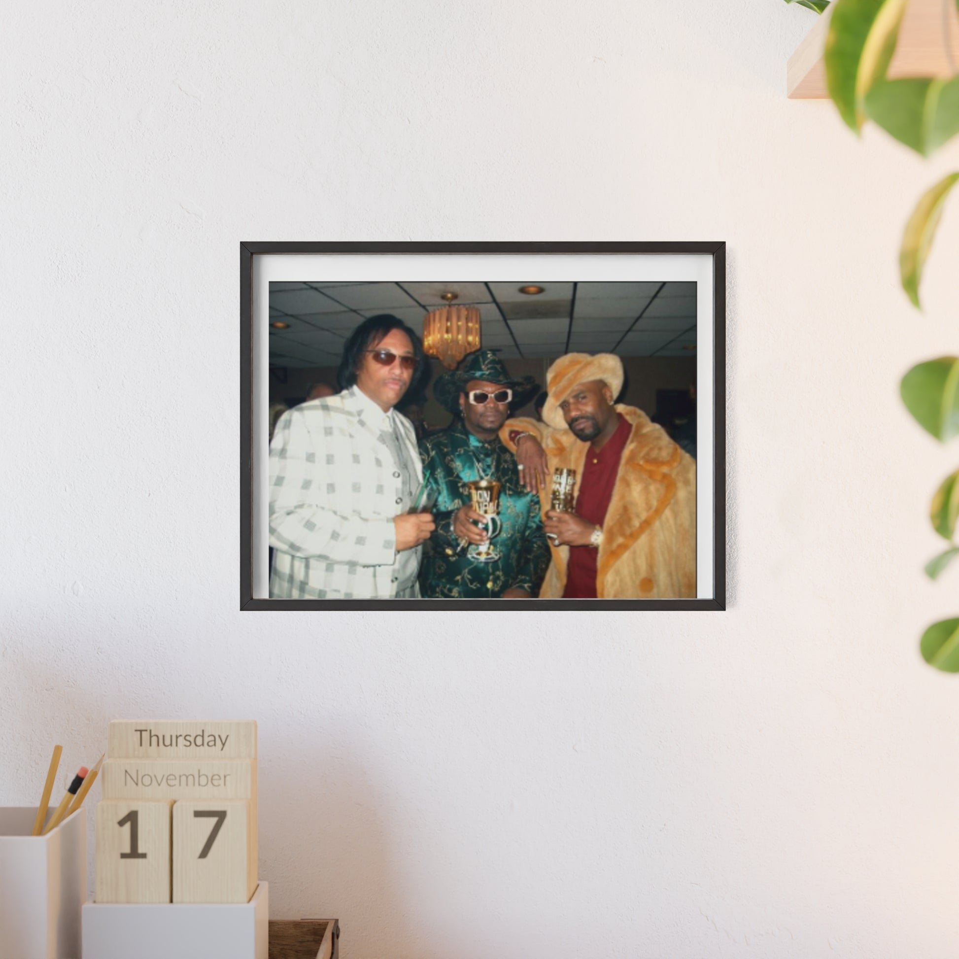 Pimping Player Ball Framed Poster, Vintage Wall Art, Home Decor, Gift for Him, Funky Art, Nostalgic Print