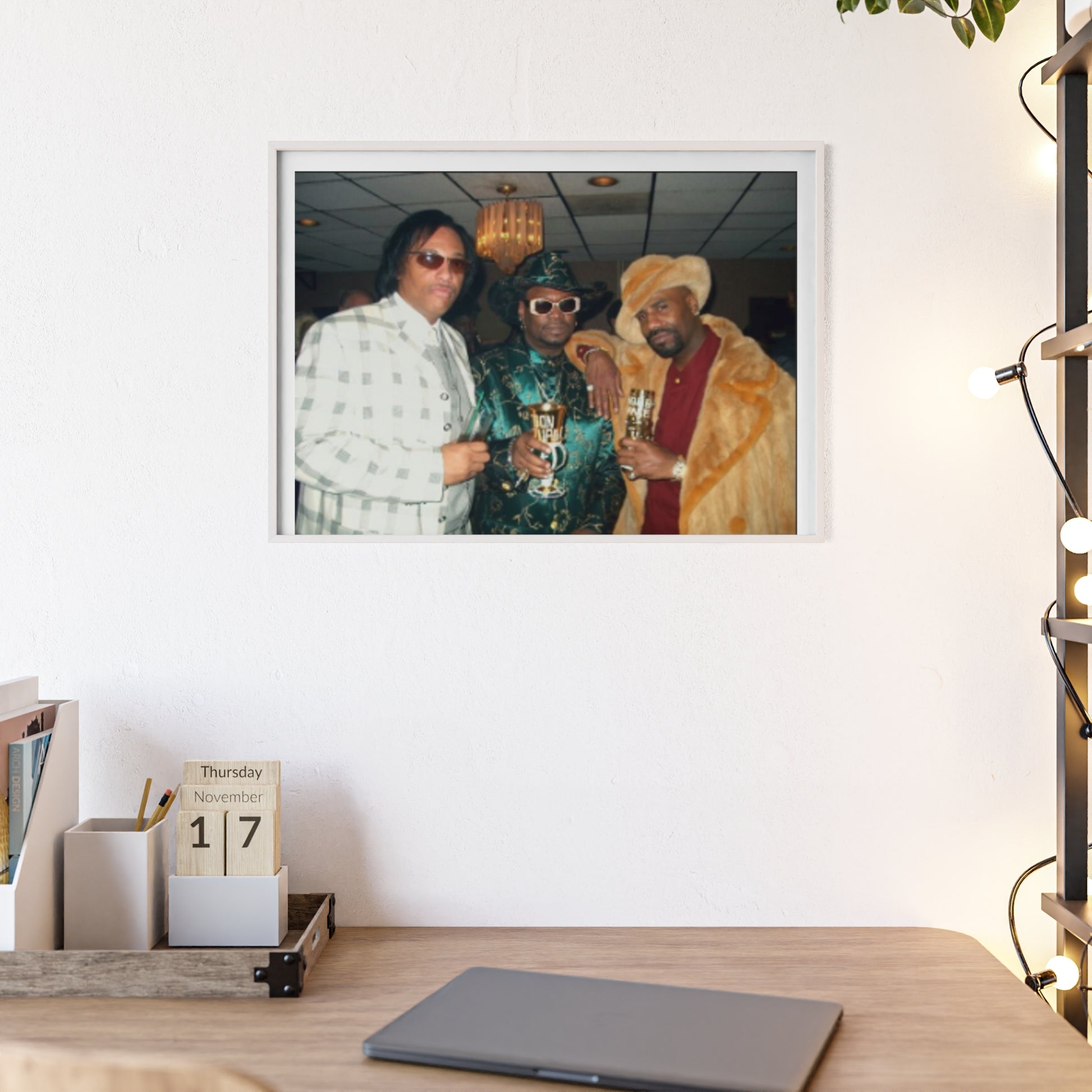 Pimping Player Ball Framed Poster, Vintage Wall Art, Home Decor, Gift for Him, Funky Art, Nostalgic Print