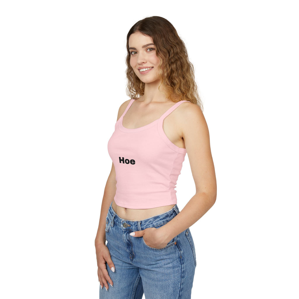 Playful Hoe Women's Spaghetti Strap Tank Top, Casual Summer Wear, Graphic Tee