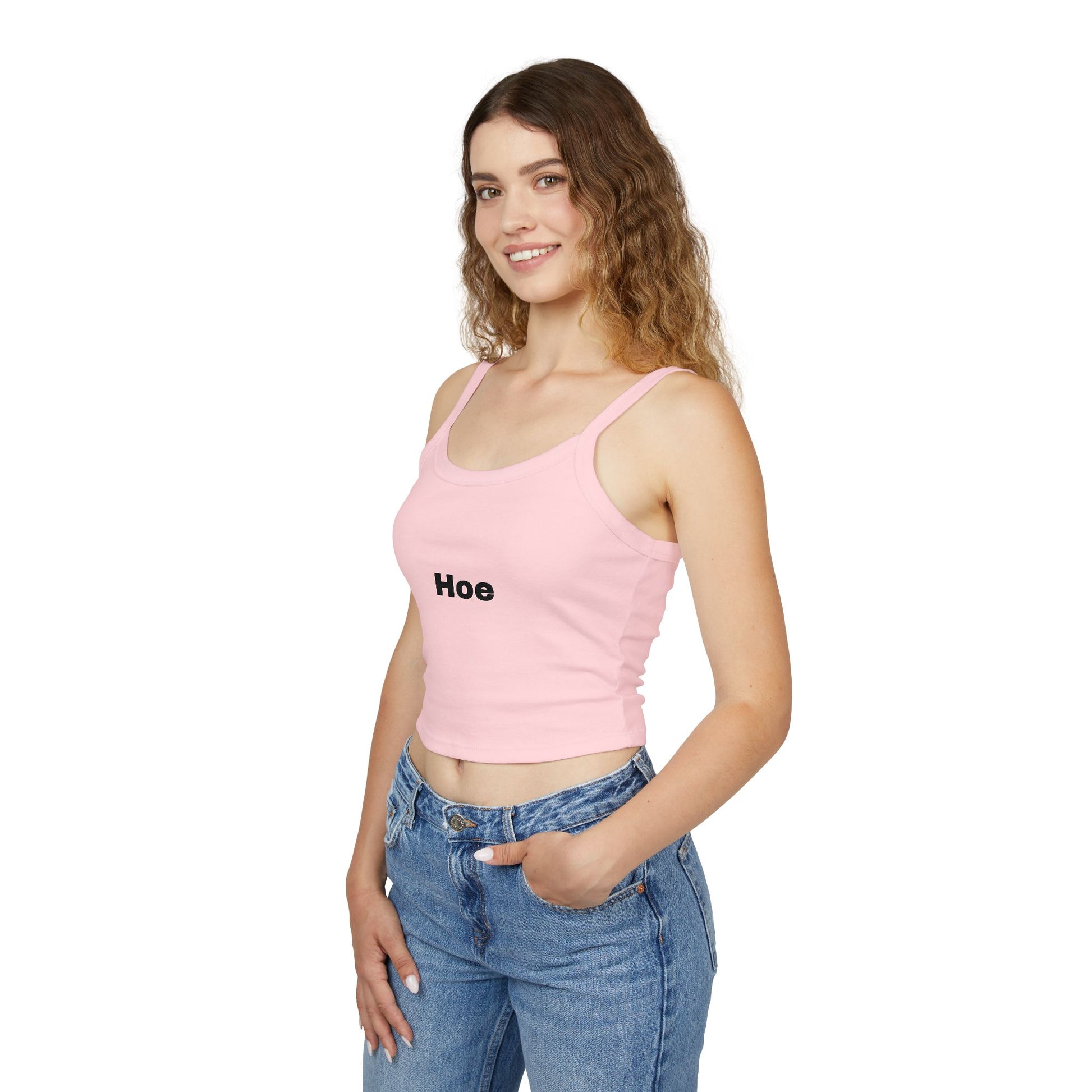 Playful Hoe Women's Spaghetti Strap Tank Top, Casual Summer Wear, Graphic Tee