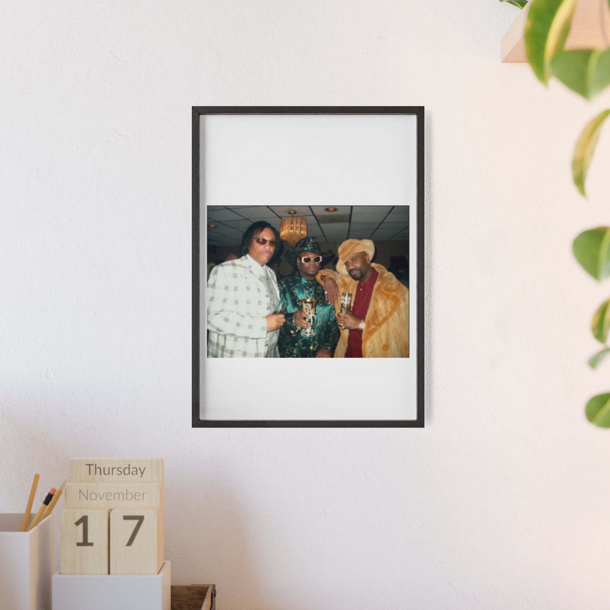 Pimping Player Ball Framed Poster, Vintage Wall Art, Home Decor, Gift for Him, Funky Art, Nostalgic Print