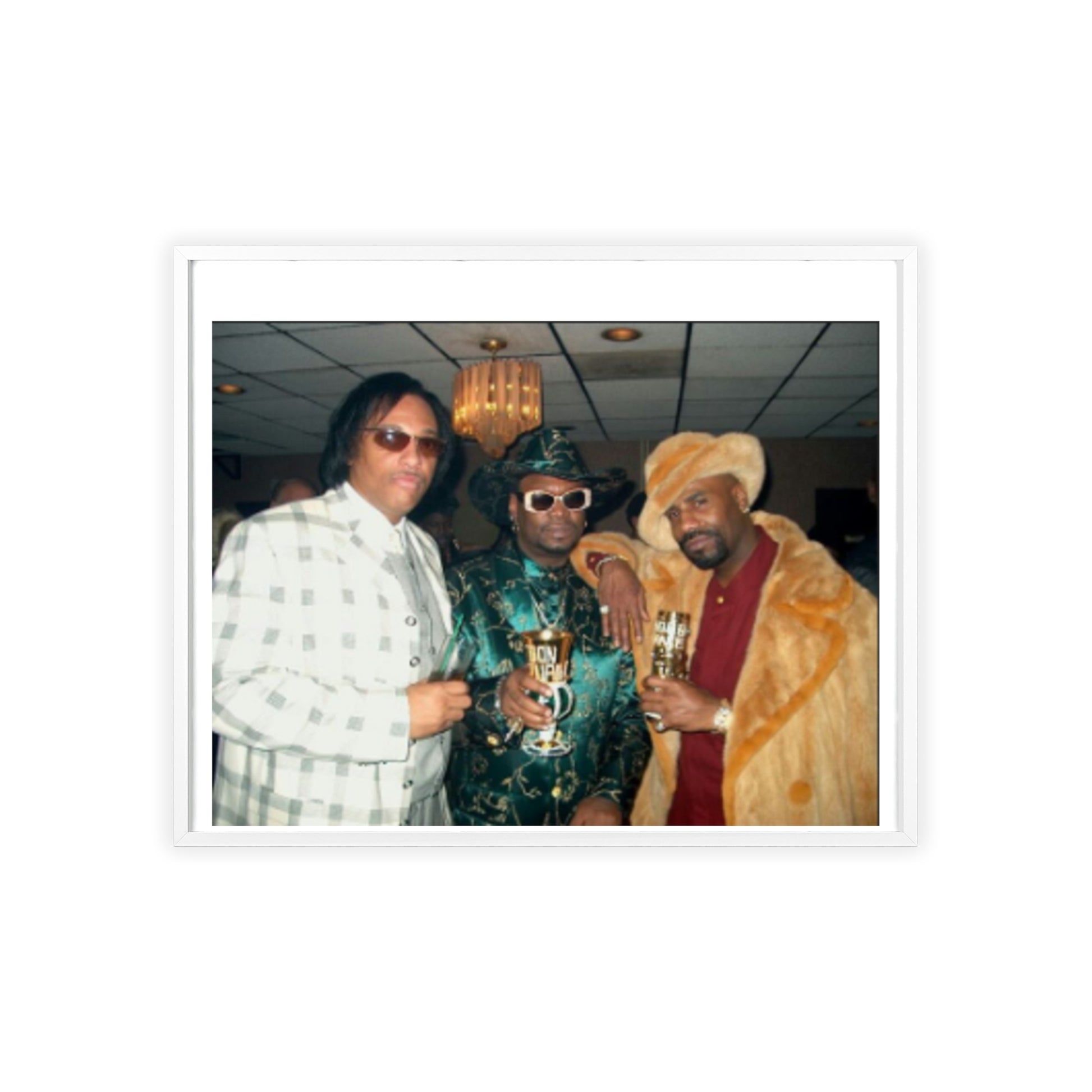 Pimping Player Ball Framed Poster, Vintage Wall Art, Home Decor, Gift for Him, Funky Art, Nostalgic Print