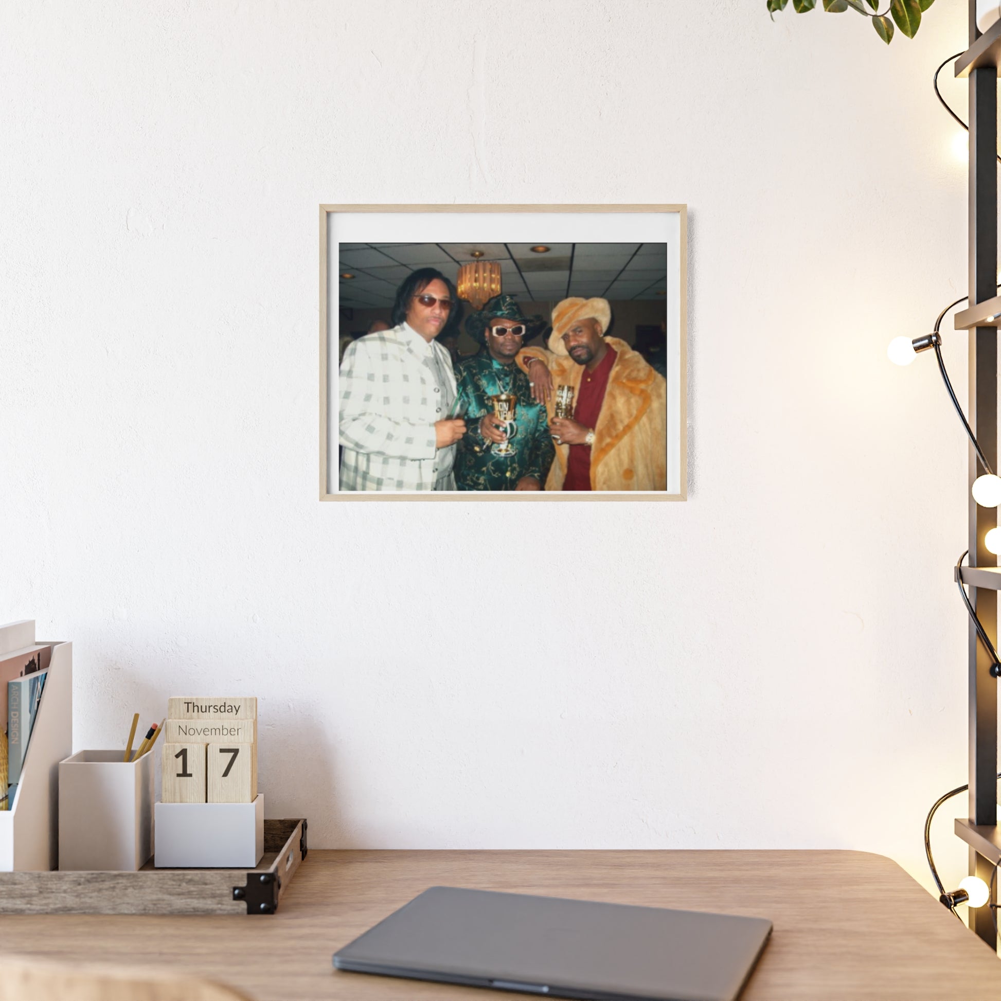 Pimping Player Ball Framed Poster, Vintage Wall Art, Home Decor, Gift for Him, Funky Art, Nostalgic Print