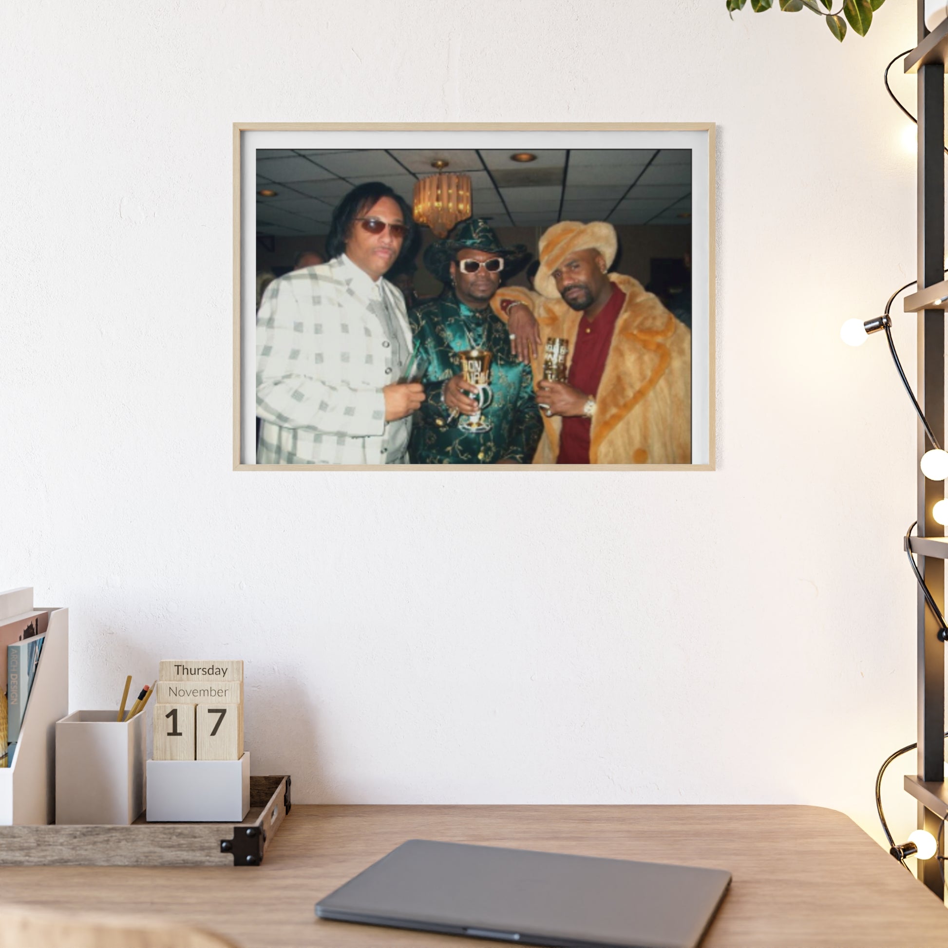 Pimping Player Ball Framed Poster, Vintage Wall Art, Home Decor, Gift for Him, Funky Art, Nostalgic Print