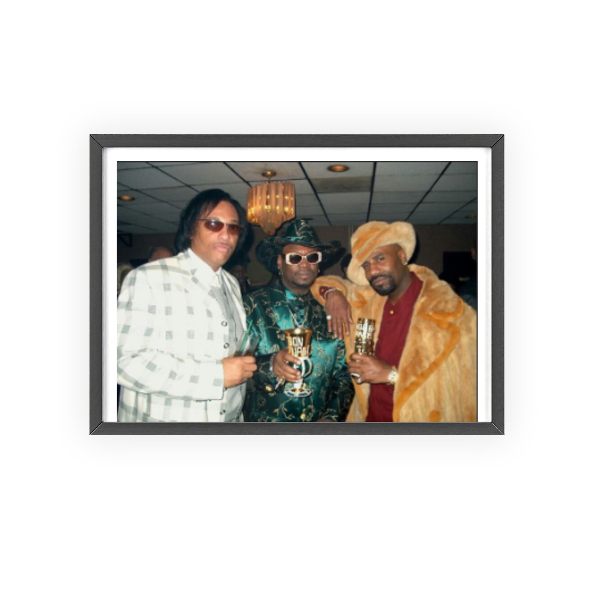 Pimping Player Ball Framed Poster, Vintage Wall Art, Home Decor, Gift for Him, Funky Art, Nostalgic Print