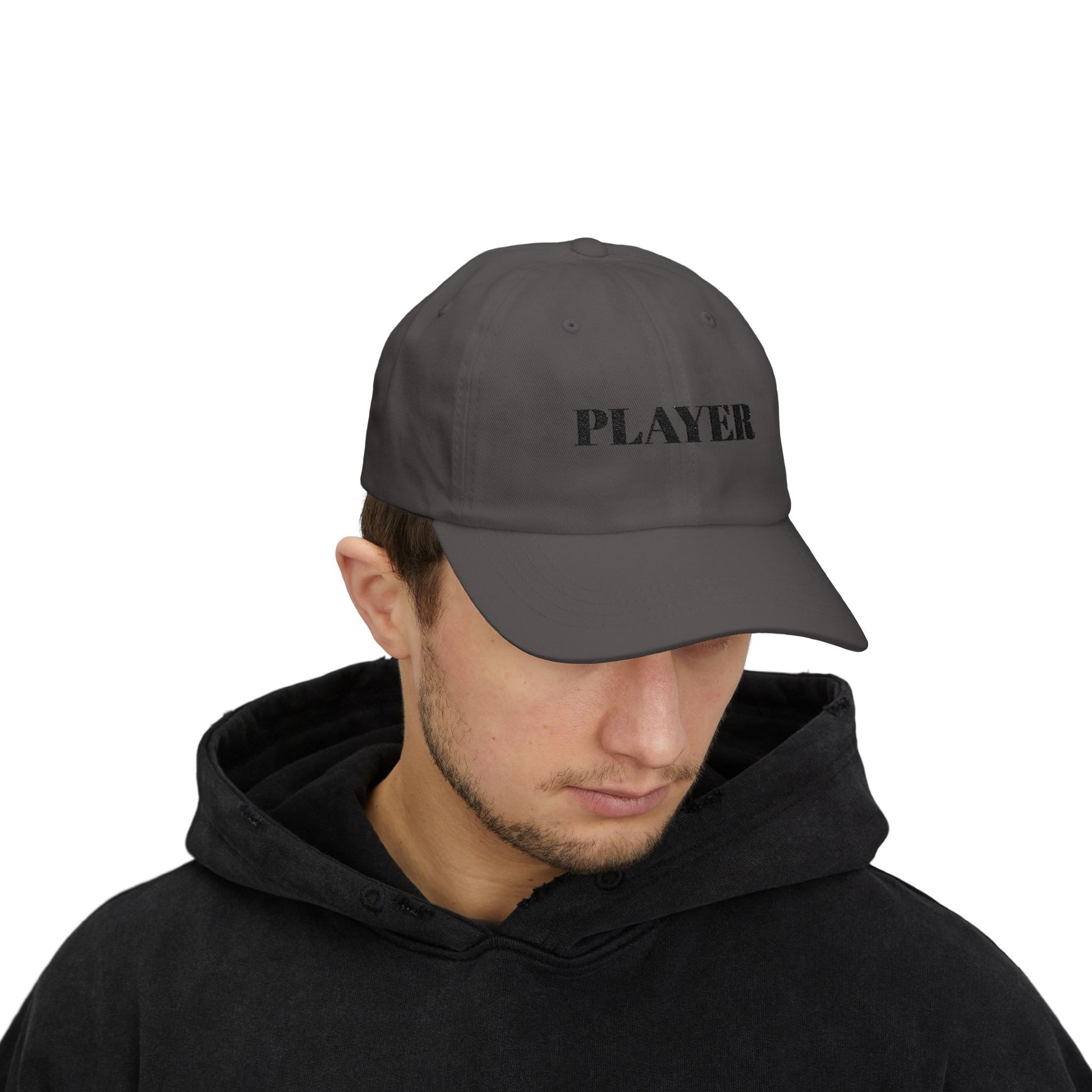 Player Classic Dad Cap - Stylish Baseball Hat for Casual Outings, Gifts for Dads, Trendy Accessories, Summer Caps, Outdoor Fun