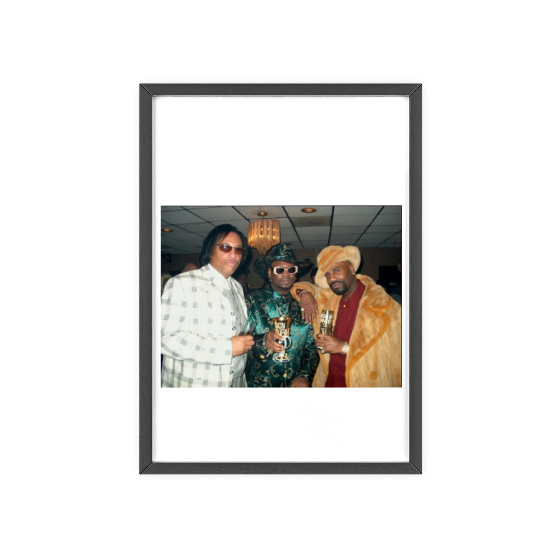 Pimping Player Ball Framed Poster, Vintage Wall Art, Home Decor, Gift for Him, Funky Art, Nostalgic Print