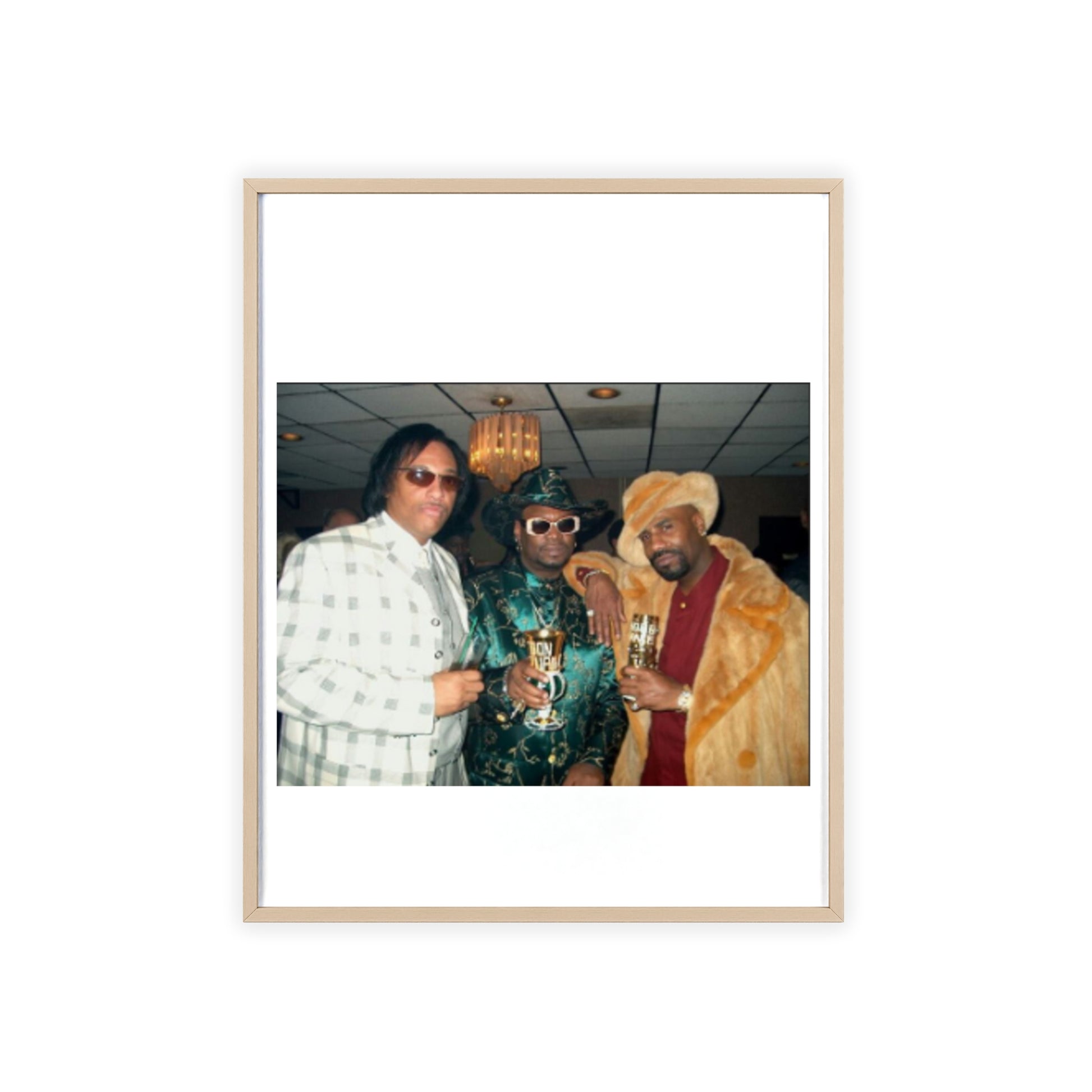 Pimping Player Ball Framed Poster, Vintage Wall Art, Home Decor, Gift for Him, Funky Art, Nostalgic Print