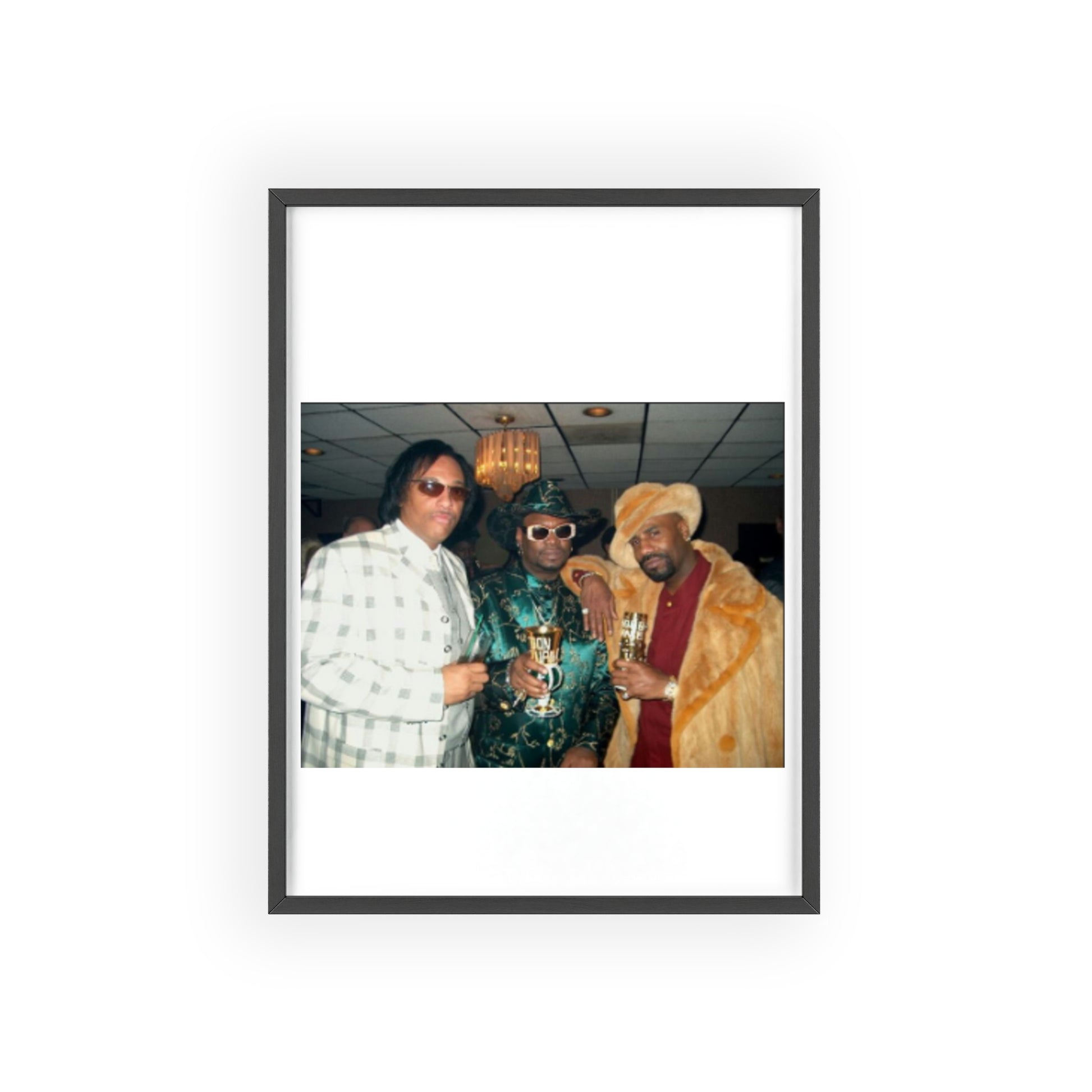Pimping Player Ball Framed Poster, Vintage Wall Art, Home Decor, Gift for Him, Funky Art, Nostalgic Print